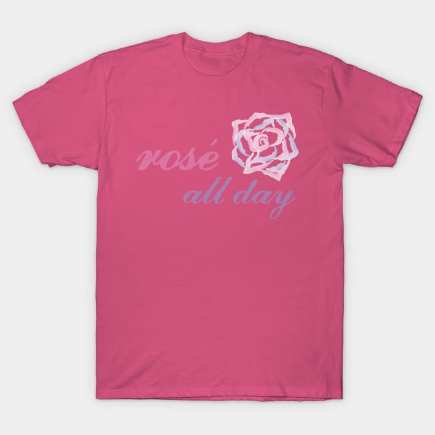 Rosé All Day – Aurora T-Shirt by DisneyPocketGuide